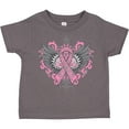 thumbnail image 3 of Inktastic Breast Cancer Cool Wings Boys or Girls Toddler T-Shirt, 3 of 5