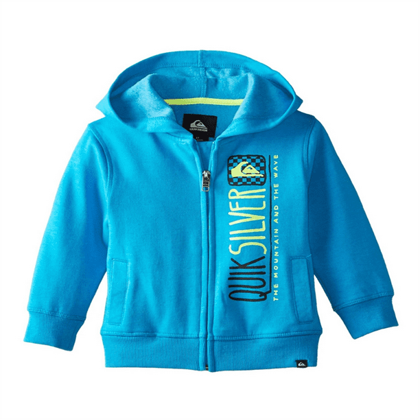 Sudadera con capucha Quiksilver Logo vertical para niños azul 6