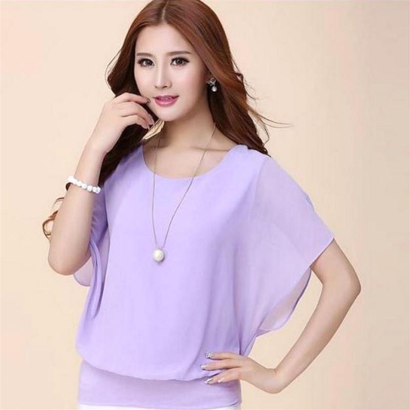batwing chiffon blouse