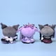 thumbnail image 3 of Peluche de la serie Sanrio Kuromi Tea Party de 12 cm para niños, regalo de Navidad y cumpleaños., 3 of 5