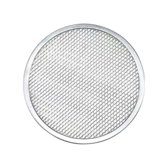 Binwennn Aluminum Pizza Grill Mesh Baking Pan 14 Baking Tools Pizza Baking Pan Thickened Aluminum Pizza Baking Mesh Pan Baking Tool Glass Bakeware Set Baking Sheets for Oven Stainless Steel Bakeware