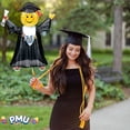 thumbnail image 2 of PMU 35 Inches Jumping Grad Super Shape Multicolor Foil Balloon Pkg/1, 2 of 7
