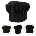 thumbnail image 4 of Kitchen Working Hat Waiter Hat for Hotel Kitchen Chef Hat Cotton Cloth Hat Elastic Working Hat, 4 of 8
