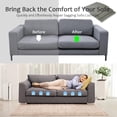 thumbnail image 4 of Couch Cushion Supports for Sagging Seat 22'' x 22'' High Density 40D Curved Foam Sofa Cushion Support Under The Saggy Pads Firmer Foam Lifters for Saggy Couch (Grey (Set of 3), 22 Inch * 22 Inch), 4 of 6