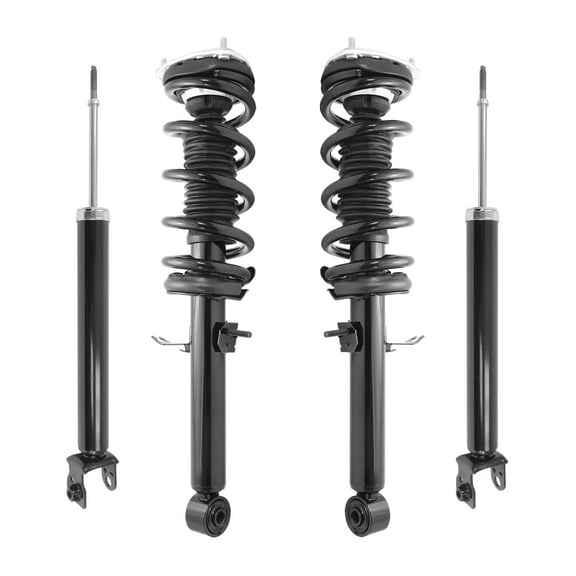Unity Automotive Front & Rear Complete Strut Assembly Shock Kit Fits 2009-2016 Nissan 370Z, 4-11405-255150-001