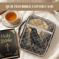 thumbnail image 7 of FOR U DESIGNS Raven Tree Moon Print Bible Cover for Women Men Bible Case Large Capacity Church Bag Bible Protective Tote Bag Bible Organizer Case with Zipper Pocket, 7 of 7