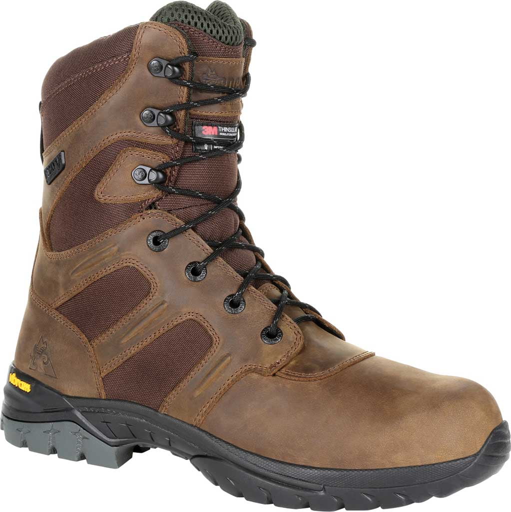 Brown Rocky Deerstalker Sport Mens Rocky Hunting Boots Deer
