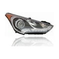 thumbnail image 3 of Headlight Assembly - Compatible/Replacement for '12-17 Hyundai Veloster Turbo/R-Spec/1.6T - Projector Halogen With LED Daytime Running Light - Pair, Set - 921022V110, 921012V110 - CAPA, 3 of 4