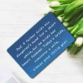 thumbnail image 3 of Dad Wallet Card Father's Day Gifts from Son Daughter Metal Engraved Wallet Card Inserts Birthday Christmas Presents for Papa Daddy-Heroes For Girls Blue 04, 3 of 5