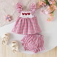 thumbnail image 2 of Toddler Girl Clothes Summer Toddler Girl Set Summer Clothes Girl Toddler Girl Clothes Baby Girl Summer Outfits Sleeveless Shirts Tops Shorts Set For Girl Clothing, 2 of 8