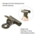 thumbnail image 4 of Unique Bargains Binder Clips, Bronze, 30 Count, 4 of 5
