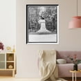 thumbnail image 3 of Historic Framed Print, Schiller statue, City Park, Columbus, O[hio], 17-7/8" x 21-7/8", 3 of 9