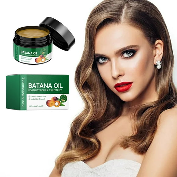 Ba Promotes Natural Pure Batana Hair Care Oil Unrefined Organic Batana Oil Moisturizing And Repairing Dry Hair Can Hair Loss Split Ends In Men Split Ends In Men And Women's Leave in Conditioner