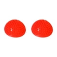 thumbnail image 1 of Bolas de yoga Sonducket semicirculares Amplia aplicación Flexible y segura Bola de masaje semicircular Vaina de equilibrio Color Rojo Brillante 2Conjunto, 1 of 6
