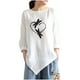 thumbnail image 1 of Camiseta de manga larga con cuello redondo y estampado informal a la moda de verano para mujer Fridja  fjkfkj1750, 1 of 4