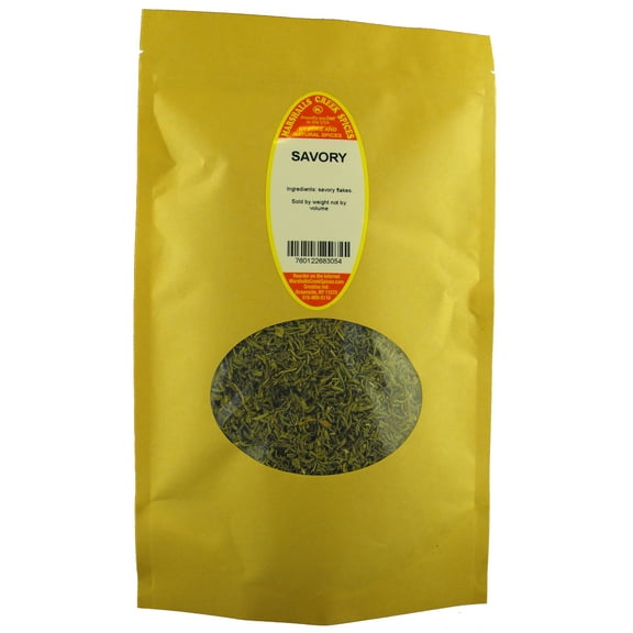 Marshalls Creek Spices SAVORY 4 oz. Kraft Stand Up Pouch ECO Friendly Recyclable Mailer