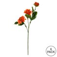 thumbnail image 3 of Vickerman 17" Artificial Orange Dahlia Spray. Includes 6 sprays per pack., 3 of 3