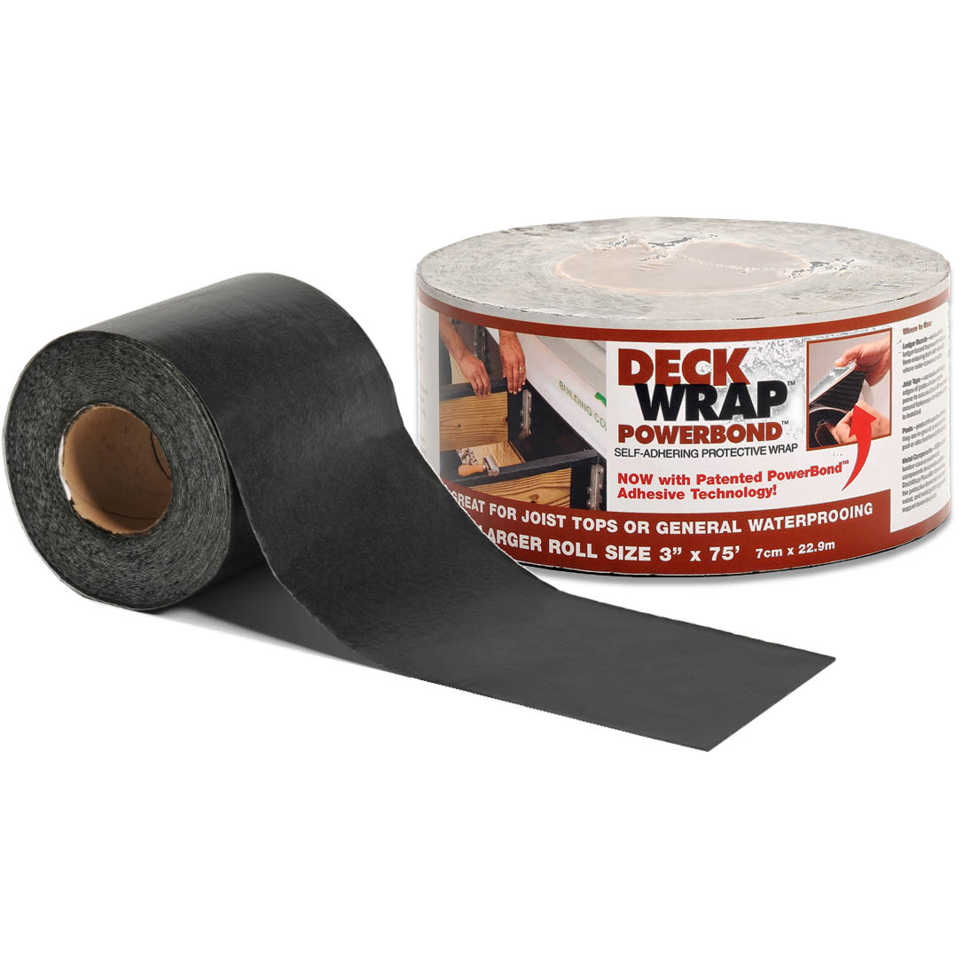 Power Bond DeckWrap 3 In. X 75 Ft. Deck Flash Barrier