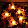 thumbnail image 1 of Guirnaldas de luces para habitación infantil con temporizador - 6 metros LED batería luz nocturna decoración Cumpleaños infantil - set de pequeñas estatuas de abejas - a pilas ER, 1 of 5