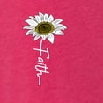 thumbnail image 6 of Wild Bobby Faith Flower Script Inspirational/Christian Women Tri-Blend Racerback Tank Top, Shocking Pink, X-Large, 6 of 6