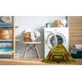 thumbnail image 2 of Ahgly Company Machine Washable Indoor Rectangle Transitional Dark Bronze Brown Area Rugs, 5' x 7', 2 of 7