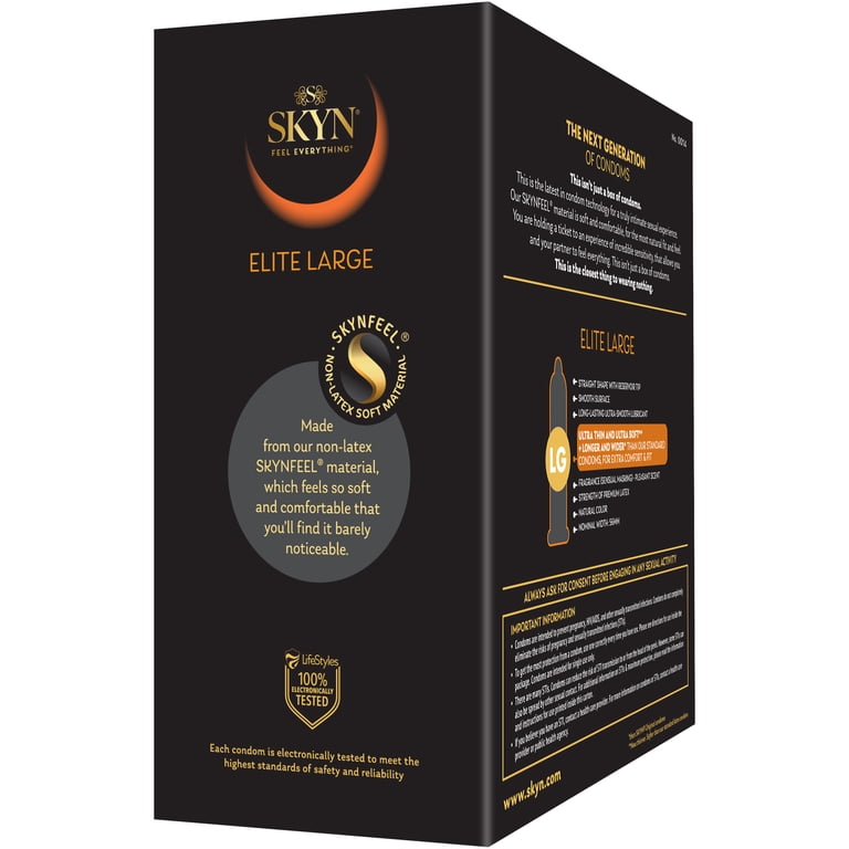 skyn elite non-latex lubricated condoms 36 count K-Y Premium Silicone Personal Lubricant main image 0