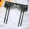 thumbnail image 6 of Women's Lace Lingerie Lace Garter Belts/Sexy Mesh Suspender Belt With Four Straps Metal Clip For Women'S Stockings, Women's Intimates M, 6 of 8