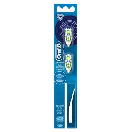 Oral-B Pro-Health Battery Powered Toothbrush Replacement Brush Heads, 2