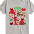 thumbnail image 3 of Sesame Street - Elmo Sticker Sheet - Toddler and Youth Short Sleeve Graphic T-Shirt, 3 of 5