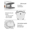 thumbnail image 5 of 6 Inches Clip Fan 1200mAh Silent Convenient Desktop Office Fan,Pink, 5 of 5