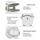 thumbnail image 5 of 6 Inches Clip Fan 1200mAh Silent Convenient Desktop Office Fan,Pink, 5 of 5