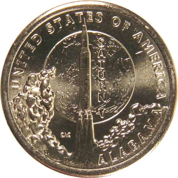 2024 P Saturn V Rocket American Innovation Dollar Uncirculated $1 Coin