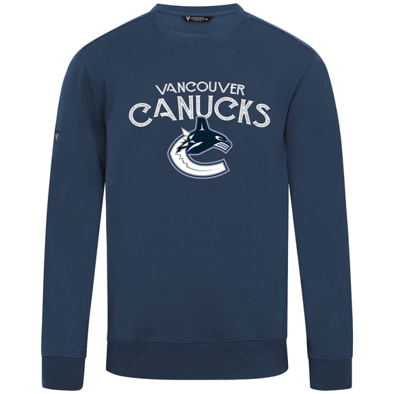 Men's Levelwear  Navy Vancouver Canucks  Zane Mission Sweatshirt