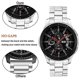 thumbnail image 3 of For Huawei Watch Gt 4 46mm Watch Band Three Beads Stainless Steel Strap Replacement, 3 of 4