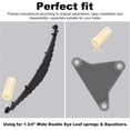 thumbnail image 4 of 4 Pcs Bagues de Ressort de Remorque en Nylon, Kit de Remplacement de Bagues 722106 Compatible avec 9/16, 4 of 5