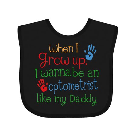 

Inktastic Optometrist Like Daddy Gift Baby Boy or Baby Girl Bib