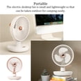 thumbnail image 3 of Ventilador eléctrico de escritorio Billuyoard enfriador de aire portátil bajo ruido Rosado, 3 of 6