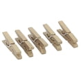 thumbnail image 4 of Color Dorado 2,5 X 0,7 Cm/1,0 X 0,3 Pulgadas Clips De Madera, Pinzas Para Fotos, Adornos Para árboles De Navidad Clip Para álbumes De Recortes Clip De Decoración De Pared Para, 4 of 8