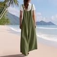 thumbnail image 4 of LEKODE Wide Leg Sweatpants Women Rompers for Mom Womens Jumpsuit Womens Rompers for Summer Denim Overalls for Women Plus Size Jumpsuit Jumpsuits for Women Casual Mint Green L, 4 of 9