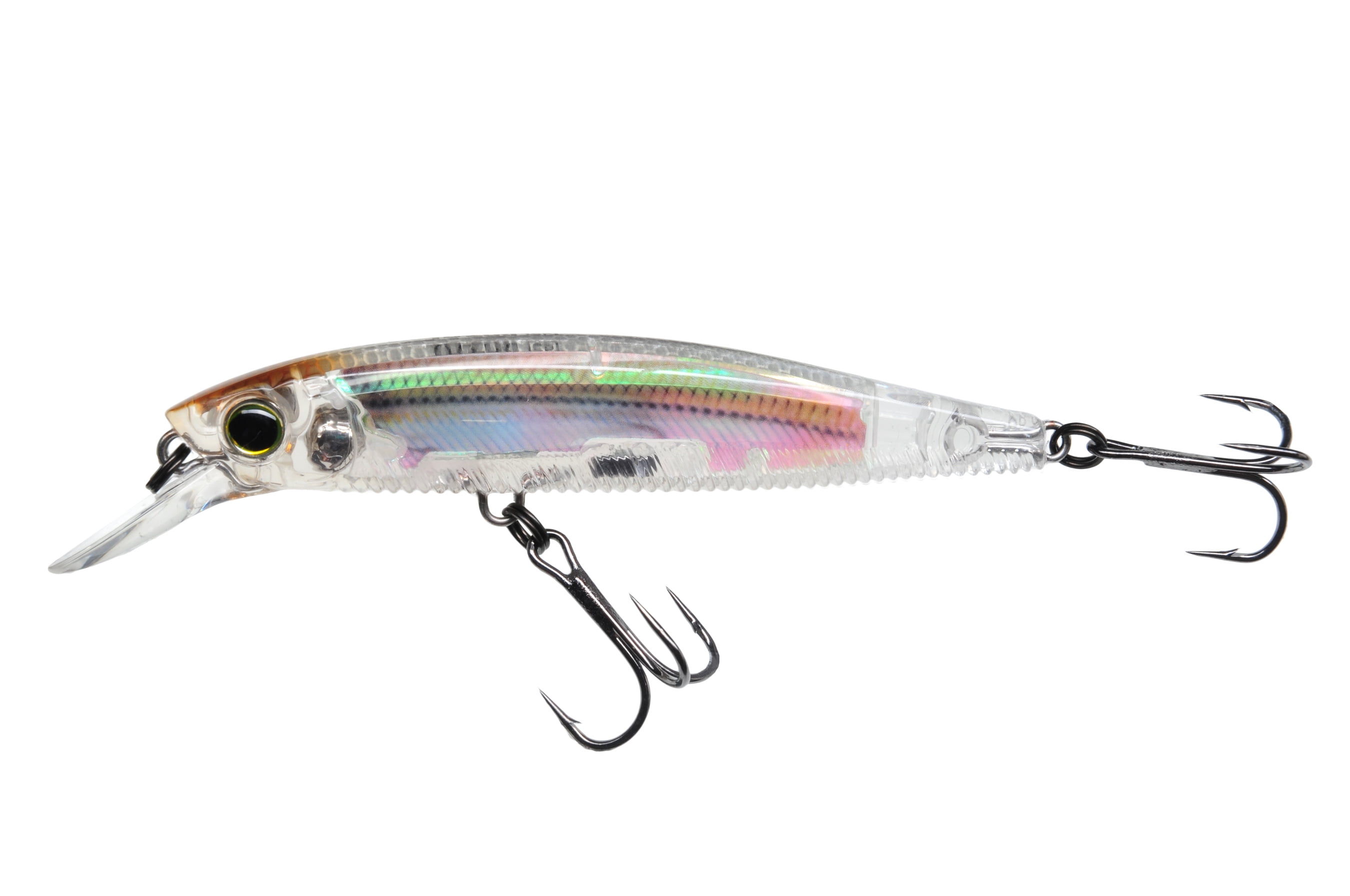 YoZuri 3DR Jerkbait, 3 1/2" Hard Bait Lure, Real Glass Minnow