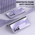 thumbnail image 4 of Allytech Galaxy Z Fold6 Case with Build-in Screen Protector, Stand Full Body Protective Bumper Anti-Scratch Camera Lens Protector Phone Case for Samsung Galaxy Z Fold6 - Purple, 4 of 7