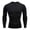f11-Black, variant on Men's Turtleneck Fitness Long Sleeves, Turtle Neck Compression Shirts for Men