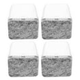 thumbnail image 3 of WRISTBIQUE Furniture Leg Protectors Transparent 4Pcs 1.2x1.2x1.2in, 3 of 11