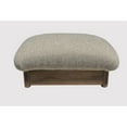 thumbnail image 3 of Inc. Rocking Padded Foot Stool: Desert Sand, 7" Tall, Maple Stain (Made in The USA), 3 of 5