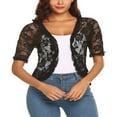 thumbnail image 1 of Women Summer Sun-Proof Cardigan Open Front Short Sleeve Cover-Ups, 1 of 6