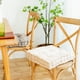 thumbnail image 3 of Inteprter Cojín cuadrado grueso para asiento, cojín para silla, sofá, alfombrilla para el suelo del hogar, almohada antideslizante, adornos Decoración del hogar Rosa suave 38*38*8cm, 3 of 6