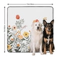 thumbnail image 3 of 72x72 Inch Professional Grade Washable Puppy Pads, Reusable Absorbent Dog Potty Training Mat, Floral Design with Secure Grip Backing for Active Pets, 3 of 8