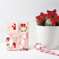 thumbnail image 7 of Superior Hub Pink Christmas Bow Wrapping Paper - 4 Jumbo Sheets, 28 * 40 Inches - Red Bow Wreath Xmas Gift Wrapping Paper, Perfect for Girls Women Christmas' Gift and Winter, 7 of 7