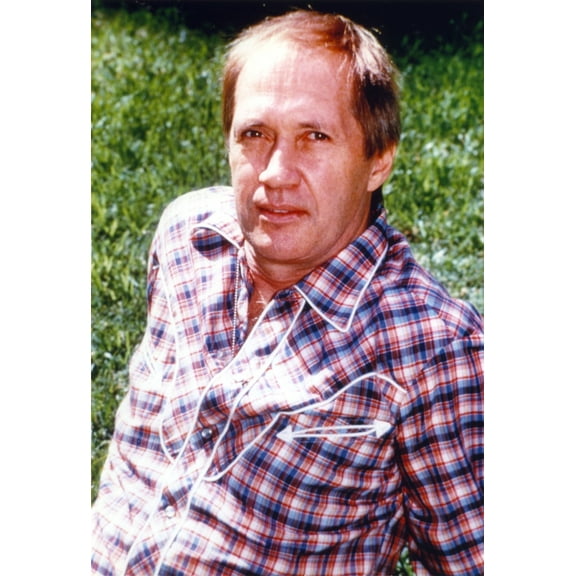 David Carradine sitting in Polo Portrait Photo Print (24 x 30)