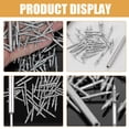 thumbnail image 2 of FOMIYES Double Headed Picture Hanging Nails Set Silver Damage Free Fixing for Furniture 1.1In 2.4In, 2 of 8